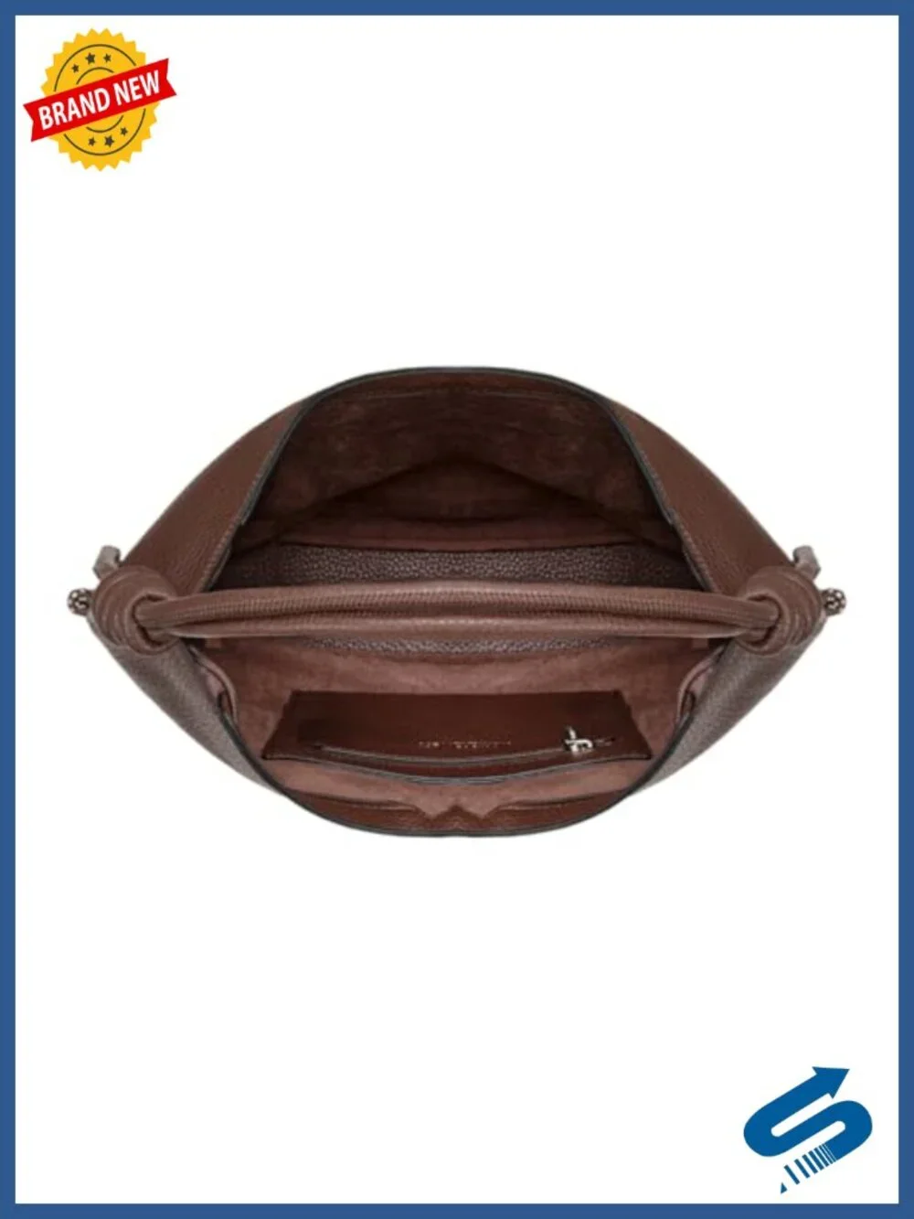 Soft Slouchy PU Leather Hobo Bag with Shoulder Strap